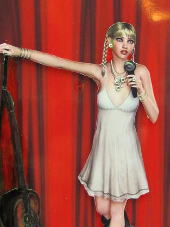 Mahogany Drapes 1 by Darlene Handorff