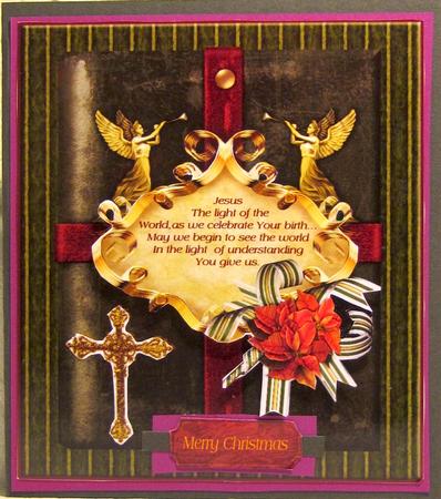 Lite of the World Christmas Topper & Decoupage by Darlene Handorff