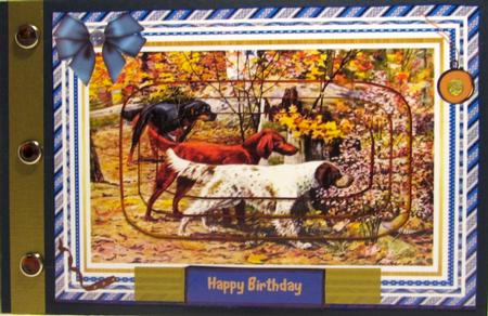 Lovely Gordon, Irish and English Setters ( Pyramarge ) by Darlene Handorff