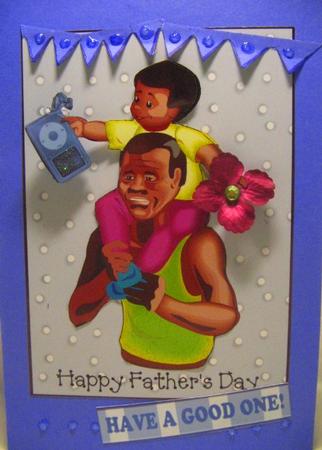 Father's Day Decoupage 1 by Darlene Handorff
