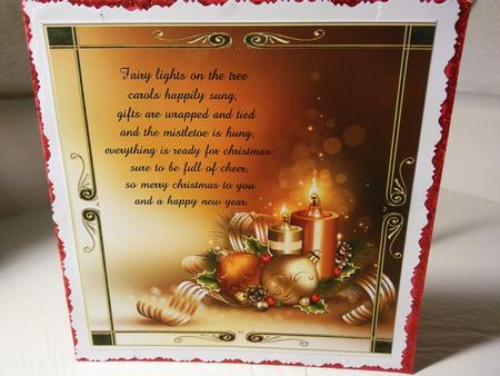 2 Christmas Candles Verse Toppers by Darlene Handorff