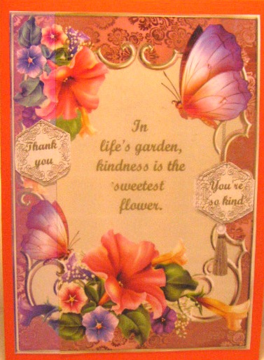 Natures Way Thank You by Darlene Handorff