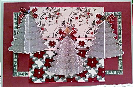 3D Christmas Tree 2 and Card Front by Darlene Handorff