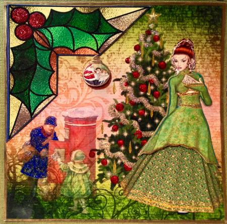 Victorian Christmas Lady by Darlene Handorff
