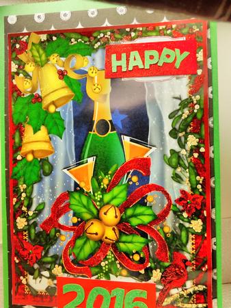 Merry Christmas Happy New Year by Darlene Handorff