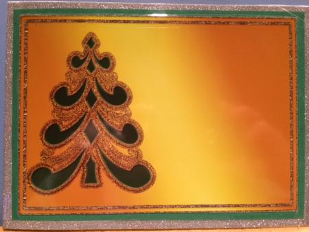 Diamonds Christmas Tree Rectangle Inserts / Card Fronts 5 by Darlene Handorff