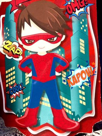 Bumper Kit 8 Page Print, Cut and Fold Super Hero's by Darlene Handorff
