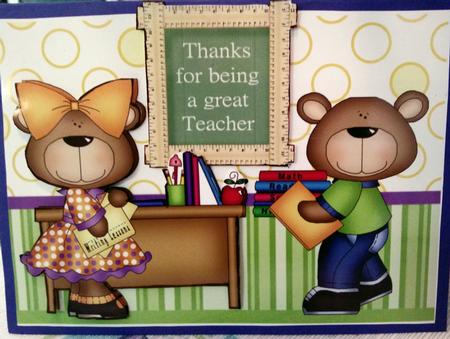 Teachers Card Front by Darlene Handorff