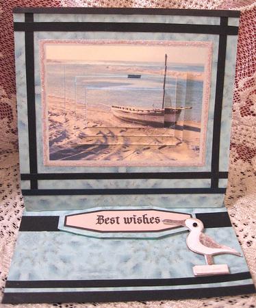 Moored on the Beach by Darlene Handorff