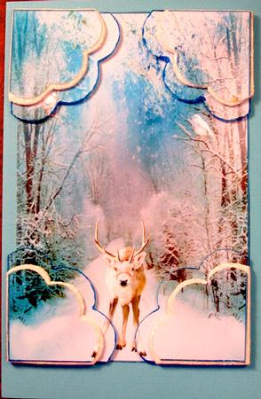 Winters Dream Double Corner Stacker by Darlene Handorff