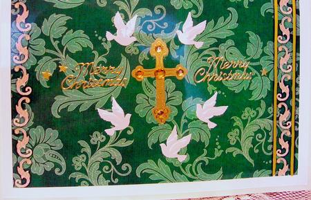 Christmas Tweets - Finch Backing Paper One by Darlene Handorff
