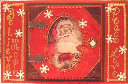 Father Christmas Book 5in Bottom Stacker by Darlene Handorff