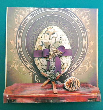 Spring Time - Eostra Easter - Deluxe Celtic Egg +tag+ by David Cooke