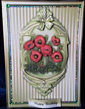 Classic Panel & Poppies by David Cooke