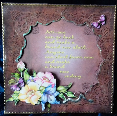 No One Can Go Back 6x6 Card by David Cooke