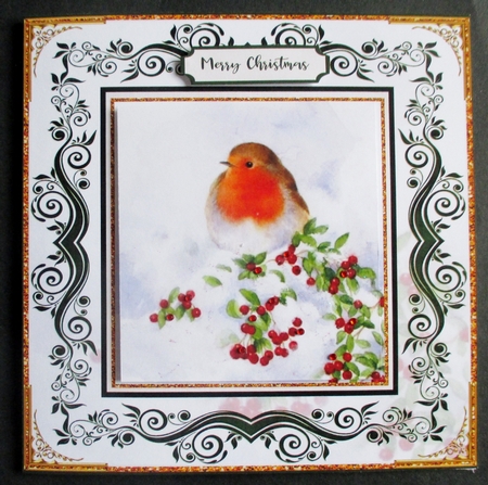 Christmas Robin Topper  by Davina Rundle