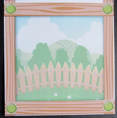 Beautiful Wooden Effect Insert  Blank 8x8 by Davina Rundle