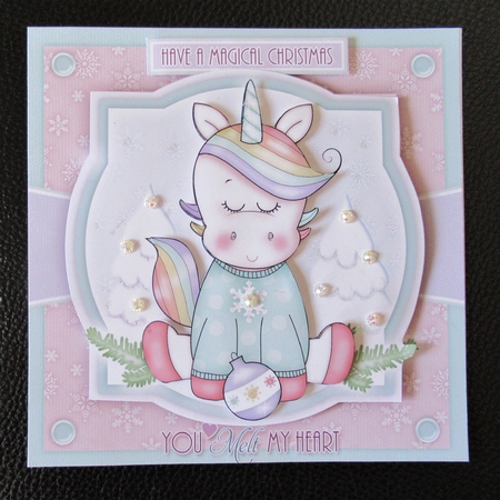 You Melt My Heart Unicorn Mini Kit by Davina Rundle