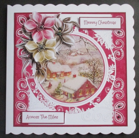 Village at Christmas by Davina Rundle