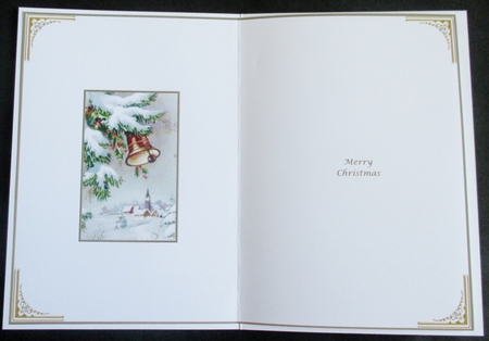 Snowy Christmas Scene Insert 1 by Davina Rundle