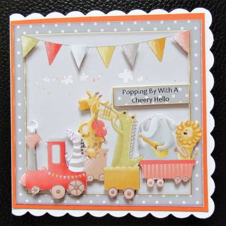 Happy Birthday Animal train by Davina Rundle
