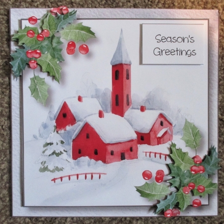The Christmas Village - The Church by Davina Rundle