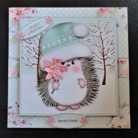 Poinsettia Hedgy Mini Kit by Davina Rundle