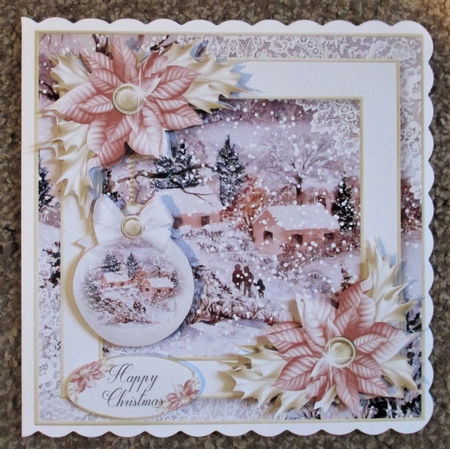 Framed Winter Cottage Bumper Kit by Davina Rundle