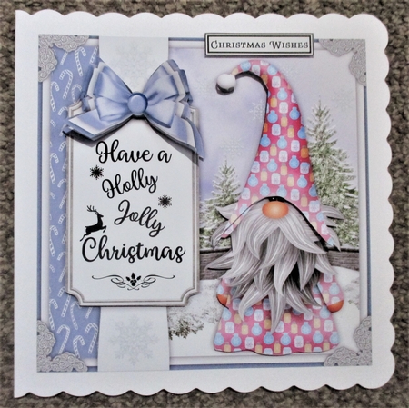 Christmas Gnome1 Mini Card Kit by Davina Rundle