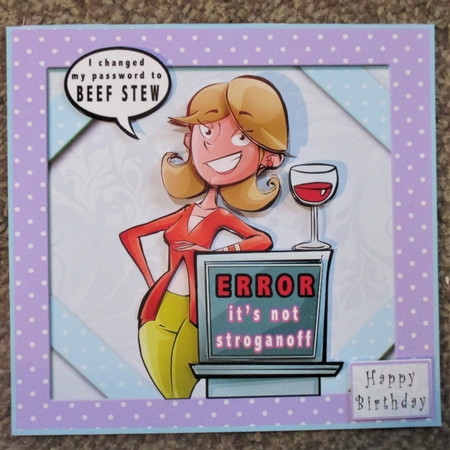 Password Error - Decoupage by Davina Rundle