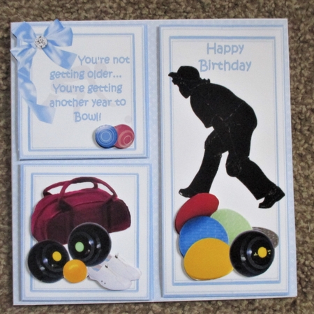 8x8 Another year to bowl ladies mini kit by Davina Rundle