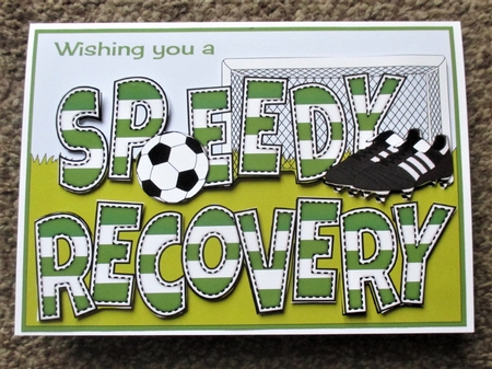 Celtic Football Boots & Football SPEEDY RECOVERY by Davina Rundle