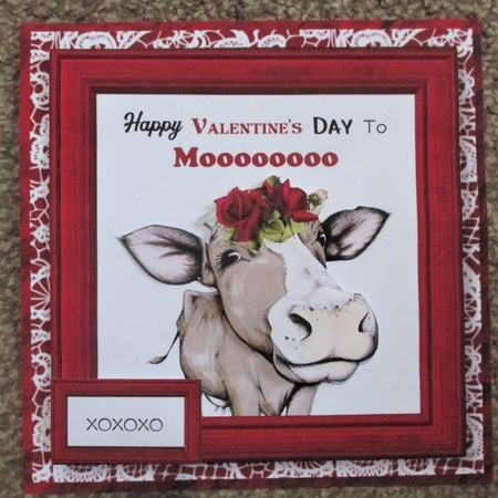 Happy Valentines Day To Moooooooo by Davina Rundle