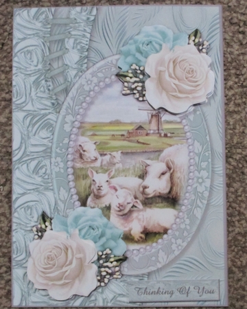 Dutch View & Roses A5 Card by Davina Rundle