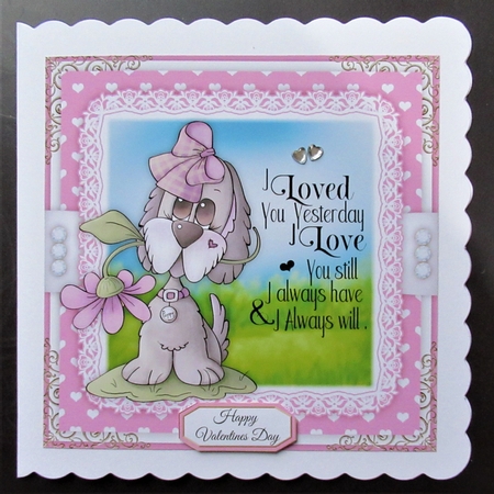 Puppy Love Mini Card Kit by Davina Rundle