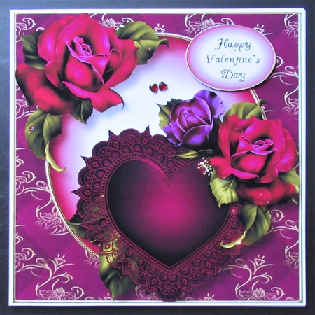 Valentine Roses & Heart by Davina Rundle