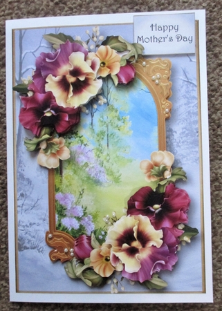 A Portal Into Spring - Pansies by Davina Rundle