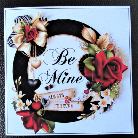 8x8 Valentine be mine always and forever mini kit by Davina Rundle