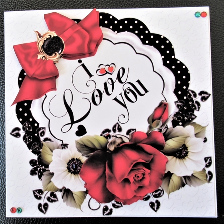 8x8 I love you mini kit by Davina Rundle