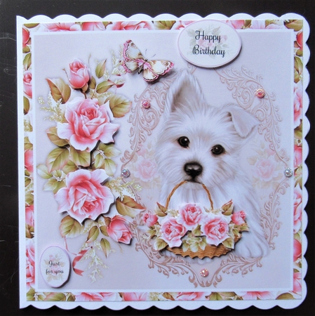 Just For You Roses Basket Mini Page Kit by Davina Rundle