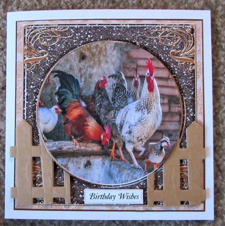 WALK ON THE WILD SIDE MULTI SENTIMENT CHICKENS by Davina Rundle