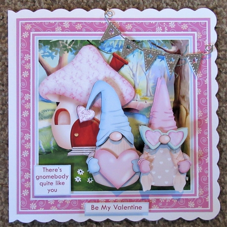 GNOME SWEET GNOME 7.5 Decoupage Card Kit Various Occasions by Davina Rundle