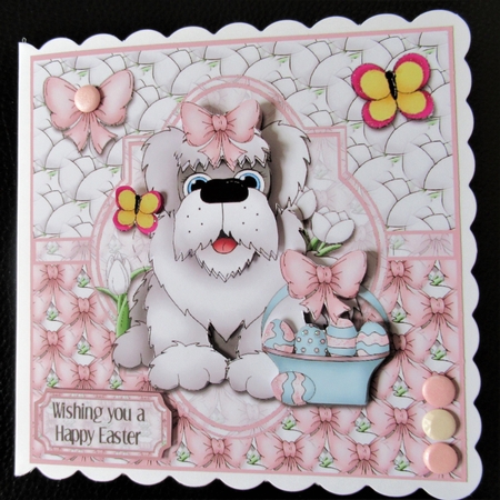 Easter egg puppy by Davina Rundle