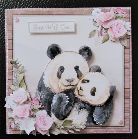 PANDA CUDDLES MINI KIT by Davina Rundle