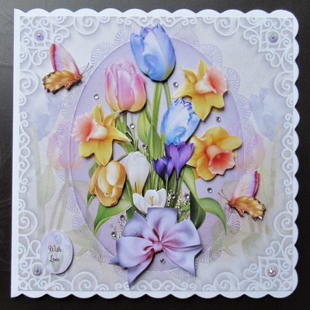 Spring Bouquet Mini Page Kit by Davina Rundle