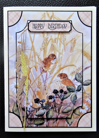 Field Mice at Harvest Home by Davina Rundle