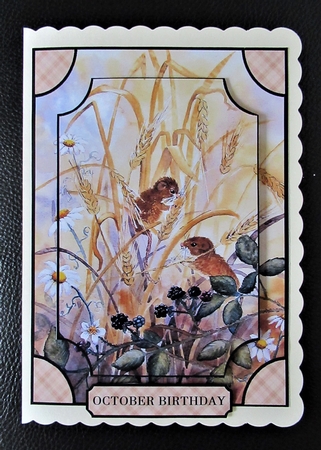 Field Mice at Harvest Home by Davina Rundle