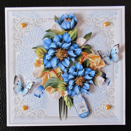Floral Bouquet Mini Page Kit by Davina Rundle