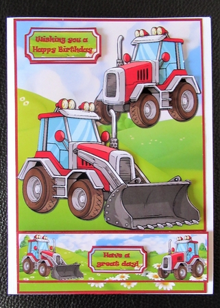 The tractors by Davina Rundle