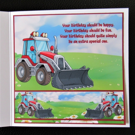 Diggit the tractor insert by Davina Rundle